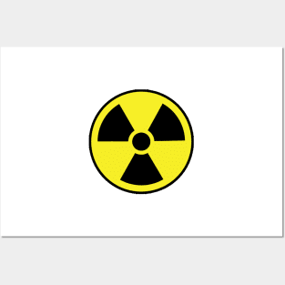 Radiation warning symbol Posters and Art